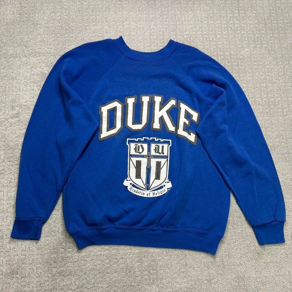 80s Duke Men's Blue Sweatshirt